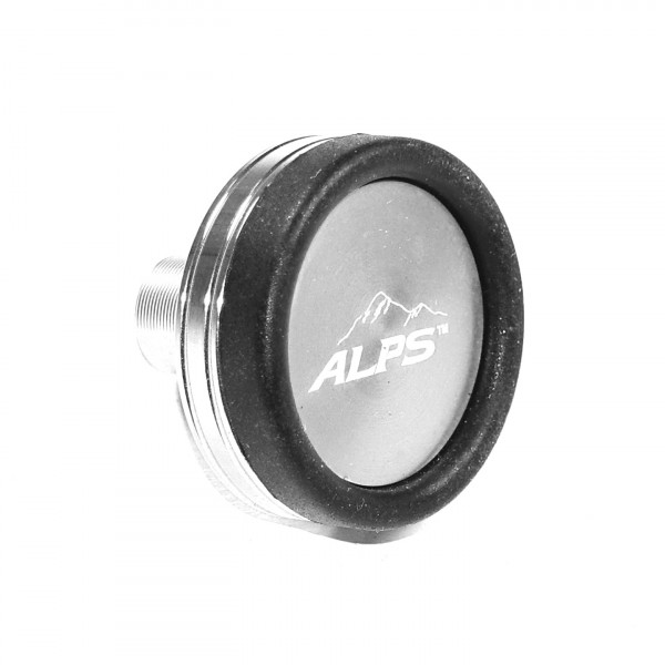 ALPS Alu Gummi Plug Flach Abschlusskappe (Long Term Polished)