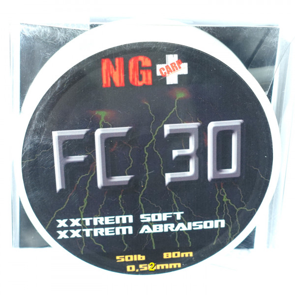 NG Carp Shockleader FC30 Mono 0.52mm (F30 Rauch / Grau)