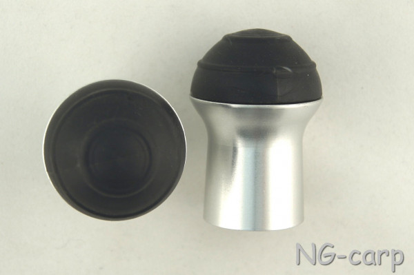 NG Carp WA28 Alu Gummi Abschlusskappe Grösse 20 (Silber)
