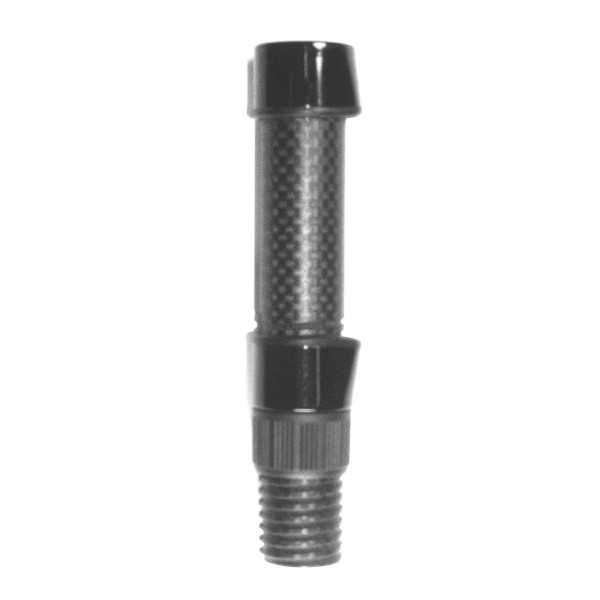 Century Fully 3k Carbon Woven DPS Rollenhalter- Grösse 18 (Schwarz)